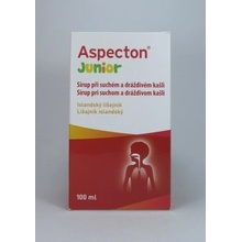 Aspecton Junior sirup pri suchom a dráždivom kašli s lišajníkom islandským 100 ml