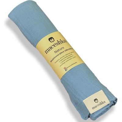 Maceshka Mušelínová plena Nature Blue Jean