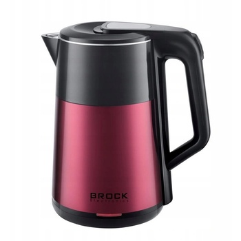 BROCK Electronics Електрическа кана Brock WK 5520 RD, 1, 8 л, 1500 Вт, червена (4752131003127)