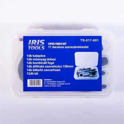 IRIS TOOLS ts-017-001 Комплект инструменти от 17 части (ts-017-001)