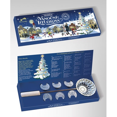 Tradiční vánoční lití olova Kompletní sada pro opravdové tradiční české Vánoce – Zboží Dáma