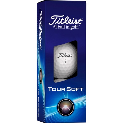 Titleist Tour Soft 2024 biele 3 ks