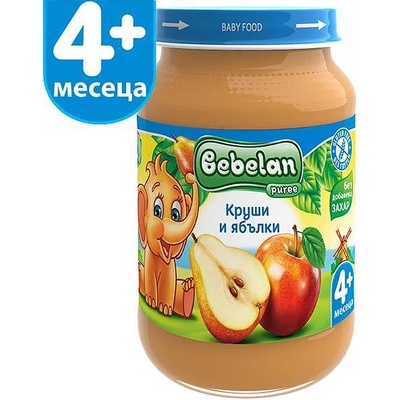 OVKO Bebelan - Пюре ябълки и круша 4 месец 190 гр (1175)