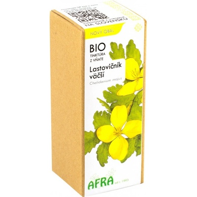Afra Lastovičník väčší Bio tinktúra 50 ml