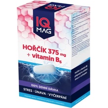 IQ Mag hořčík 375 mg + B6 60 kapslí