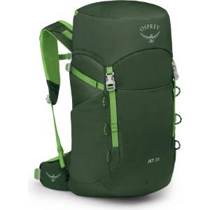Osprey Детска детска раница Osprey Kid's Jet 28 Kids' backpack - Green Canopy / Limeline Green - размер One Size (508-0706-0211)