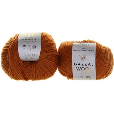 Gazzal Wool 115 3311 oříšková