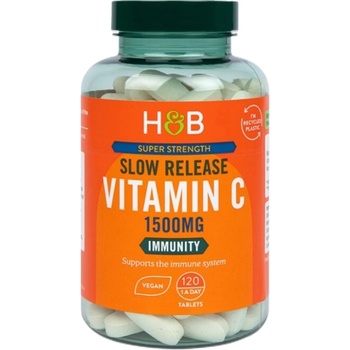 Holland & Barrett Super Strength Slow Release Vitamin C 1500 mg [120 Таблетки]