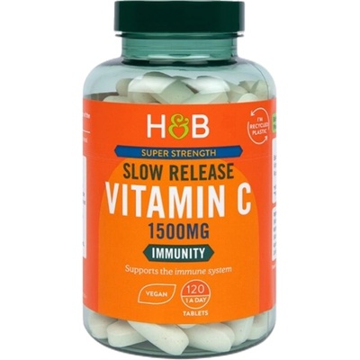 Holland & Barrett Super Strength Slow Release Vitamin C 1500 mg [120 Таблетки]