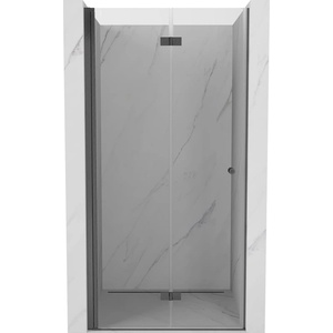 Mexen Mist-F сгъваеми душ врати лява 70 см, прозрачни, стомана сивост matte (8A6-070-000-66-00-L)