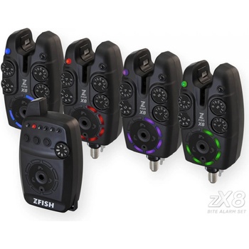 ZFISH Sada Hlásičů Bite Alarm Set Zx8 PRO 4+1