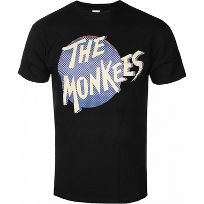 Rock Off metal Monkees Retro Dot Logo BL čierne