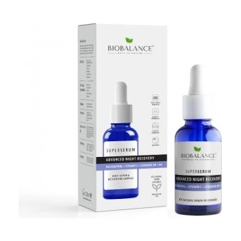 BIOBALANCE СУПЕР СЕРУМ ЗА ДОПЪЛНИТЕЛНО НОЩНО ВЪЗСТАНОВЯВАНЕ