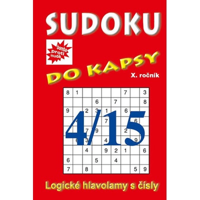 Sudoku do kapsy 4/2015 červená