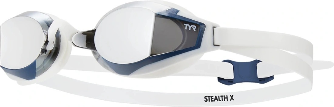 TYR Plavecké brýle tyr stealth-x mirrored бял