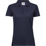 TEE JAYS tj1409 / Дамска поло тениска с v-образно деколте - тъмносиня xl (18140900304)