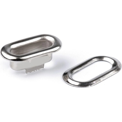 Prima-obchod Průchodky s podložkou ovál 4x12 mm, barva barva nikl