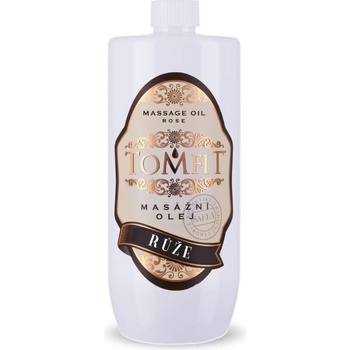 Tomfit masážní olej růže 1000 ml