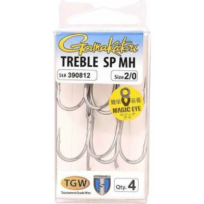 Gamakatsu Trojháčky Treble SP Medium Heavy Hypershield Hook 6ks vel. 6