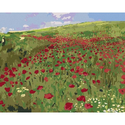zuty Malování Podle Čísel Louka S Máky Pál Szinyei Merse 80 x 100 Cm Plátno