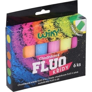 Wiky Тротоарни тебешири fluo 6бр (016878)