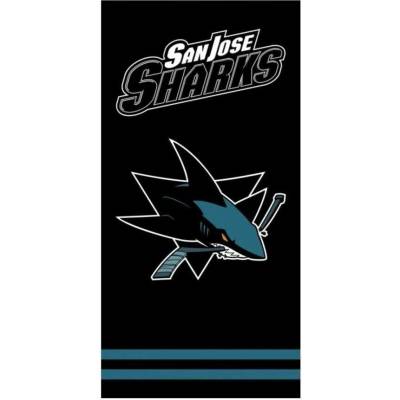 TipTrade Osuška NHL 70 x 140 cm San Jose Sharks