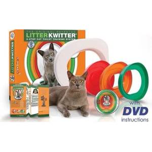 Litter Kwitter - система за обучение на котки за ползване на човешка тоалетна