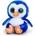 Keel Toys Плюшена играчка Keel Toys Animotsu - Пингвинче, 15 cm (SF1635)