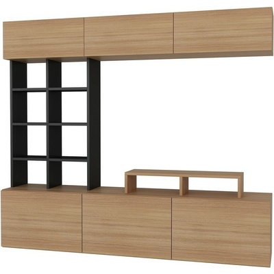 Obývací stěna Teak and Black