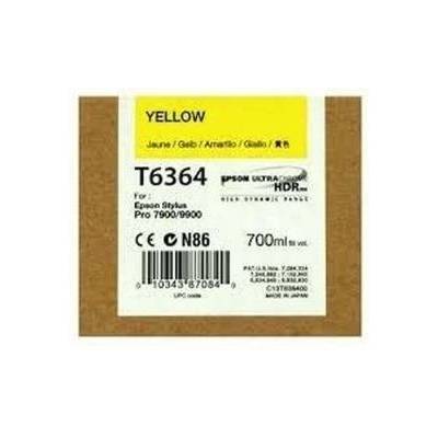 Оригиална касета за мастило Epson Cartucho T636400 amarillo Жълт