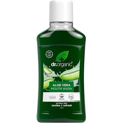 Dr.Organic s Bio Aloe Vera mentolová příchuť 500 ml
