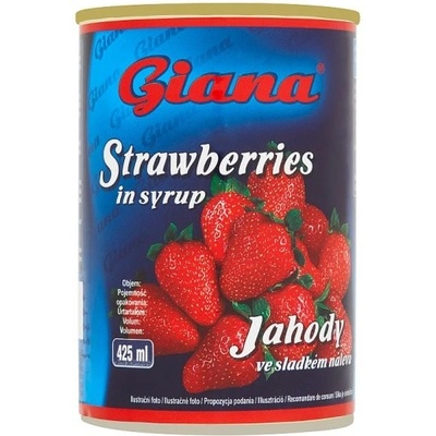 Giana Jahodový kompot 425 ml 400 g