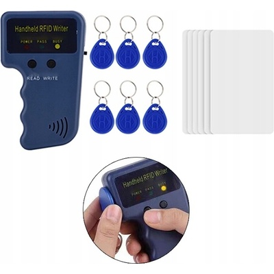 Sada RFID 125 kHz s kopírkou, 6x přívěsek na klíče, 6x karta – Zbozi.Blesk.cz