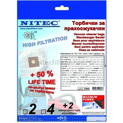 NITEC Торбички за прахосмукачки НИТЕК, код Т808