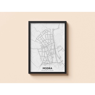 Vlastná mapa, digitálna verzia, stredná, 40x50cm