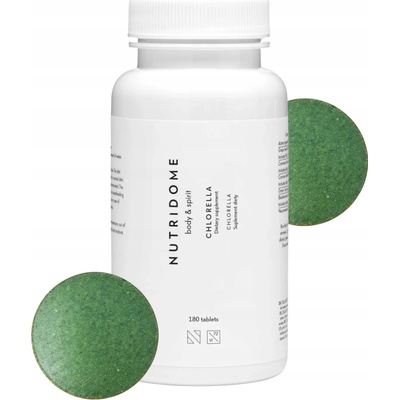 Nutridome Chlorella pyrenoidosa podporující detoxikaci a imunitu 180 tablet