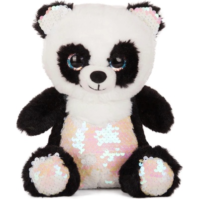 Амек Тойс Плюшена играчка Амек Тойс - Панда с пайети, 28 cm (010176-2)