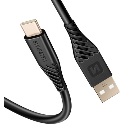 Swissten 71506519 SOFT SILICONE USB / USB-C, 0,4m