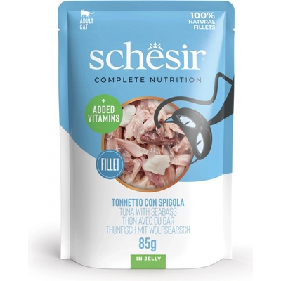 SCHESIR in jelly Tuna with sea bass 85 g