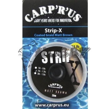 Carprus Šnúra Strip-X Matt Brown 15lb 20m