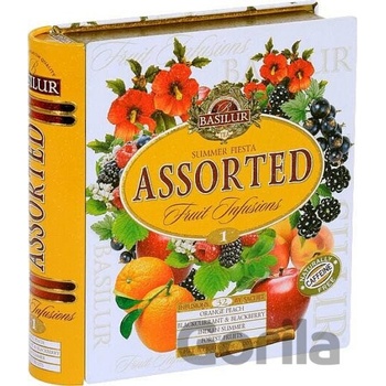 BASILUR Fruit Infusions Book Summer Fiesta plech 32 x 1,8 g