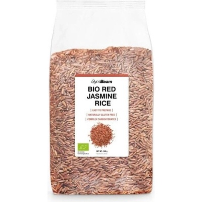 GymBeam Bio Jasmínová rýže červená neloupaná 0,5 kg