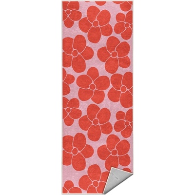 Mila Home Червено-розова пътека подходяща за пране 60x230 cm Poppy Fields - Mila Home (HKG-MMN-Colorful-017-60x230)