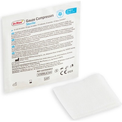 Dr. Max Gauze Compresses Sterile 5 x 5 cm