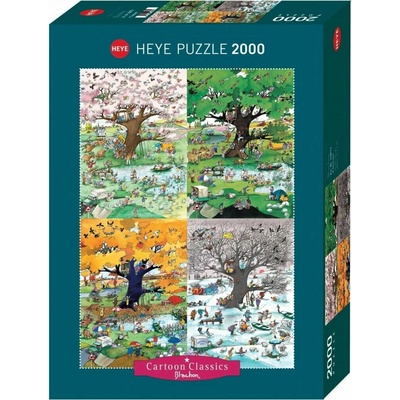 HEYE Cartoon Classics Čtyři roční období 2000 dielov