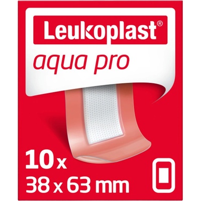 Leukoplast Aqua Pro náplasť na rany vodoodolná 38x63mm 10 ks