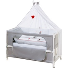 roba Room Bed 60 x 120 cm Medveď lámač sŕdc biela
