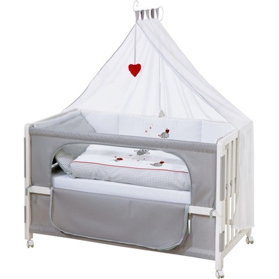roba Room Bed 60 x 120 cm Medveď lámač sŕdc biela