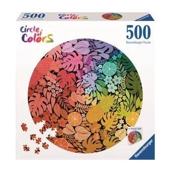 Ravensburger Puzzle 2D 500 Color palette. Tropics