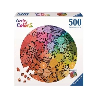 Ravensburger Puzzle 2D 500 Color palette. Tropics